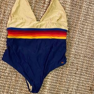Aviator Nation One Piece Swimsuit